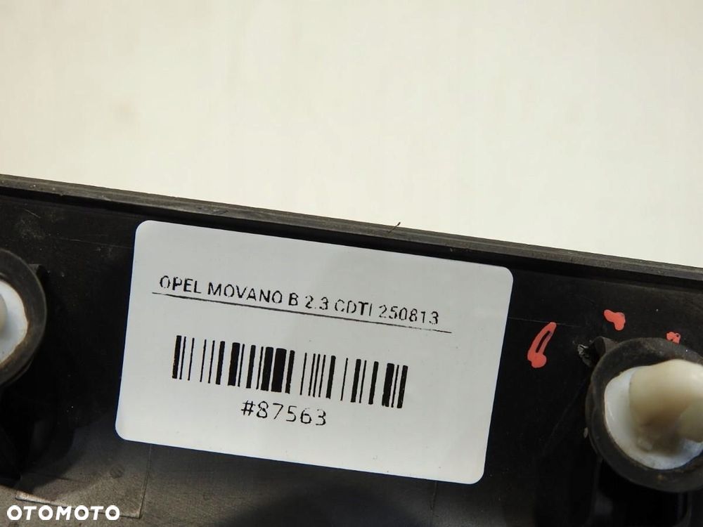 LISTWA SŁUPKA PRAWY ŚRODEK OPEL MOVANO B 768180129R - 6