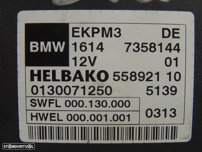Módulo De Combustível Bmw 1 (F20)  7358144 / 558921 10 / 55892110 - 2