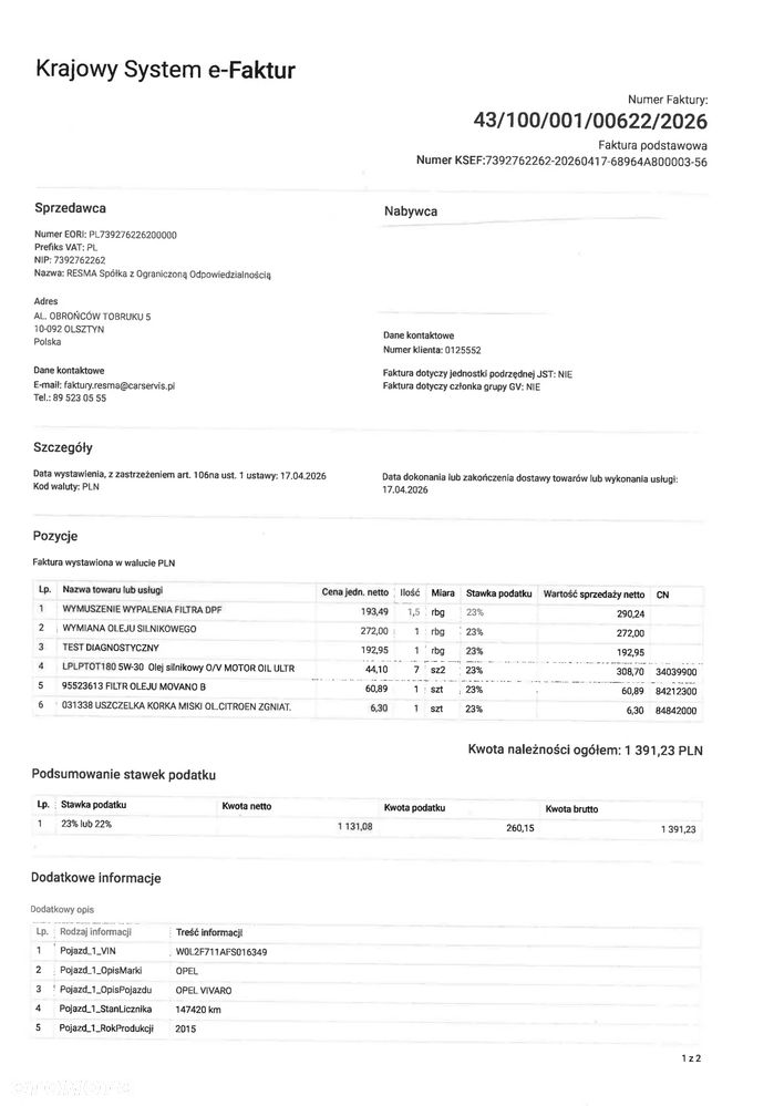 Opel VIVARO - 24