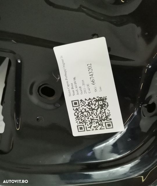 Haion Capota Portbagaj Original In Stare Buna Audi A4 B8/8K (facelift) - 5