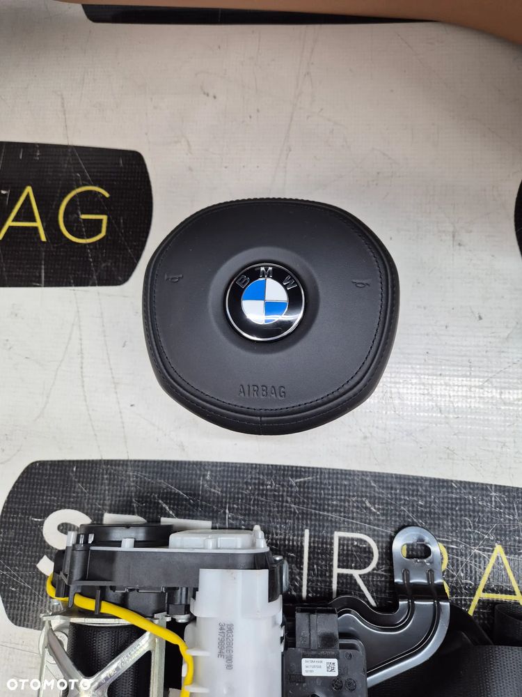 G30 G31 SERIA 5 KOKPIT DESKA KONSOLA PULPIT PODUSZKA AIRBAG AIR BAG PASY KIT SET - 8