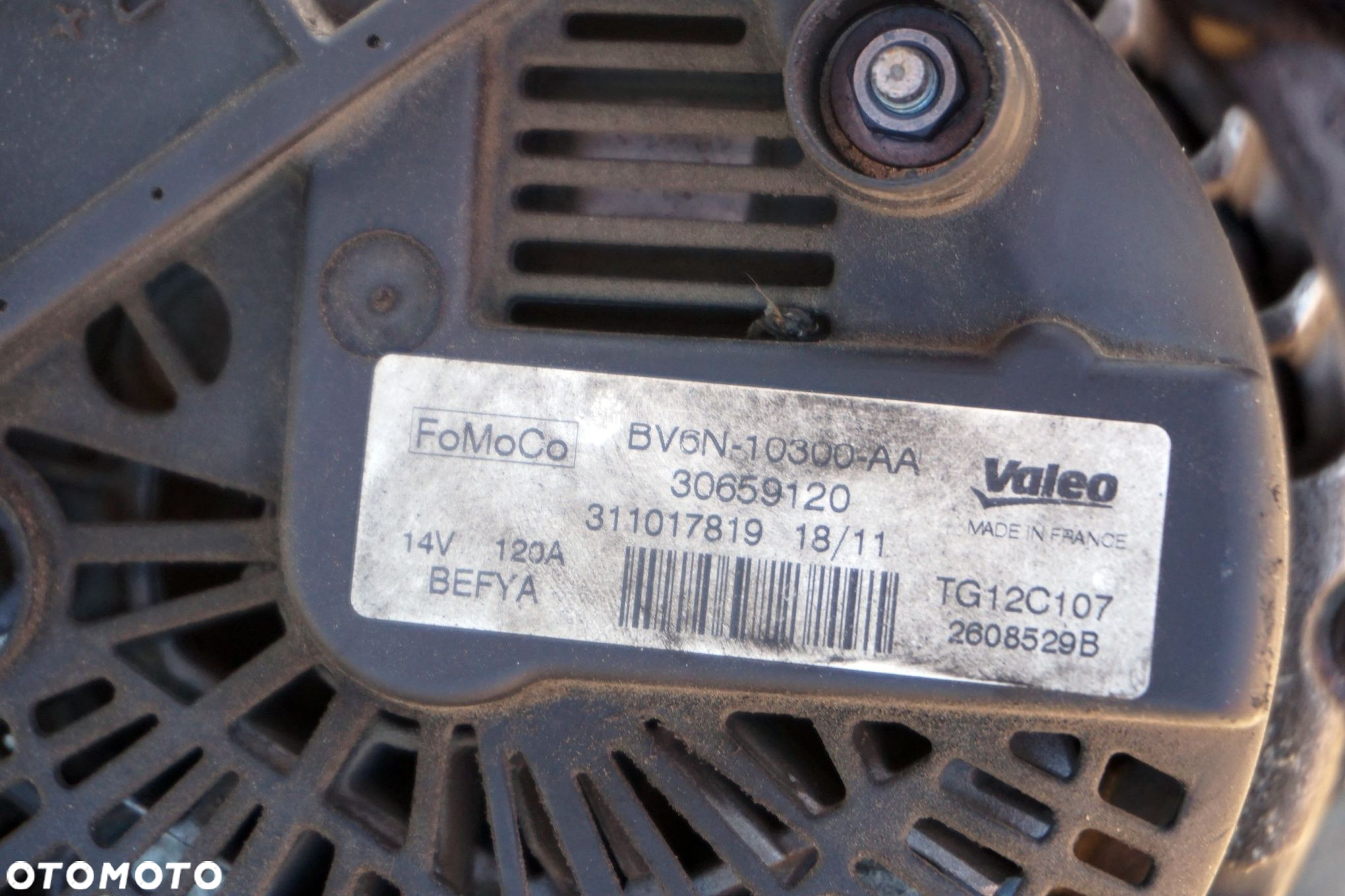 ALTERNATOR FOCUS III MK3 1.6 16V BV6N-10300-AA FORD 2010-2014 - 3