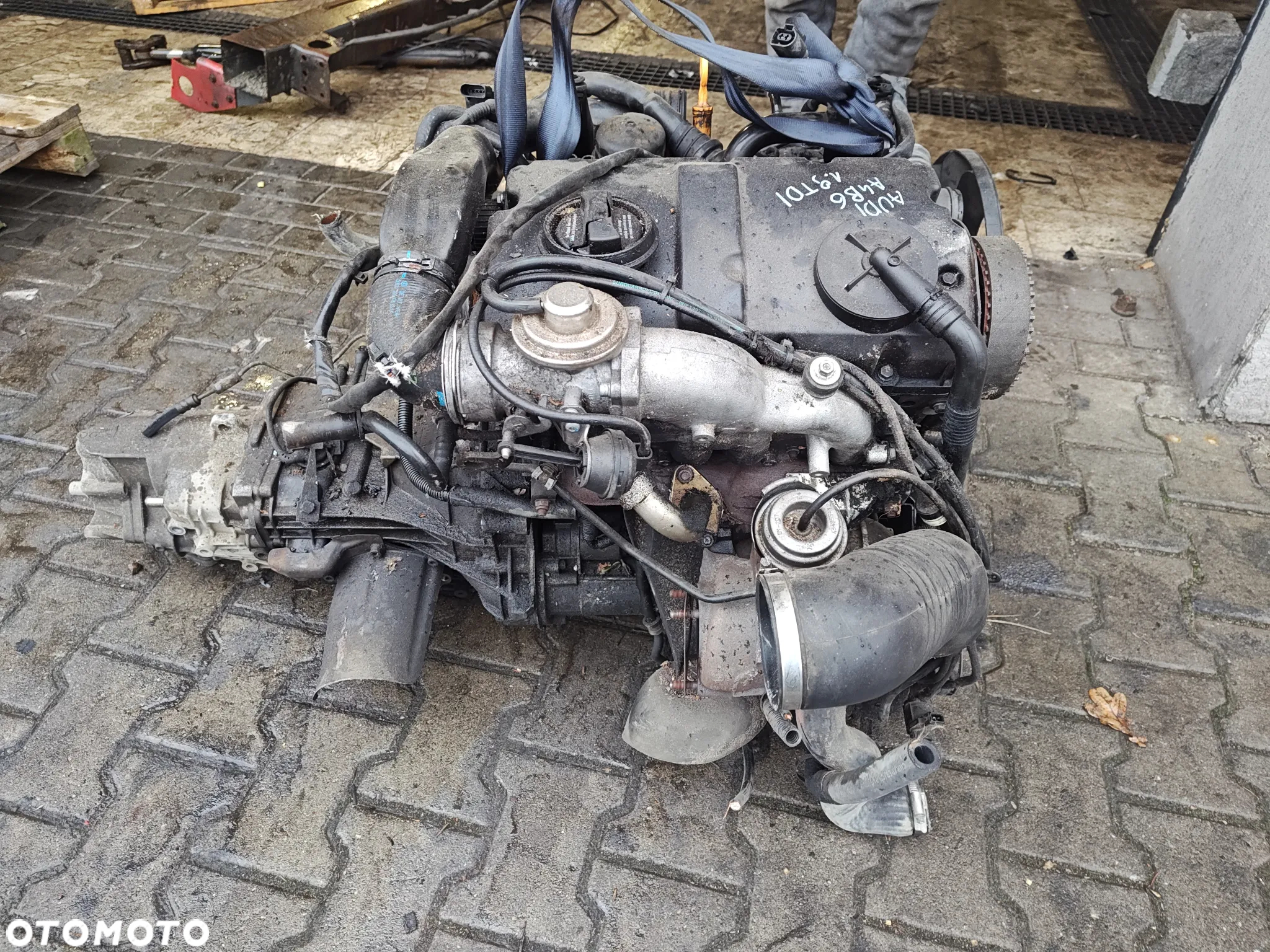 SILNIK 1.9 TDI AWX 130km kompletny skrzynia komputer - 3