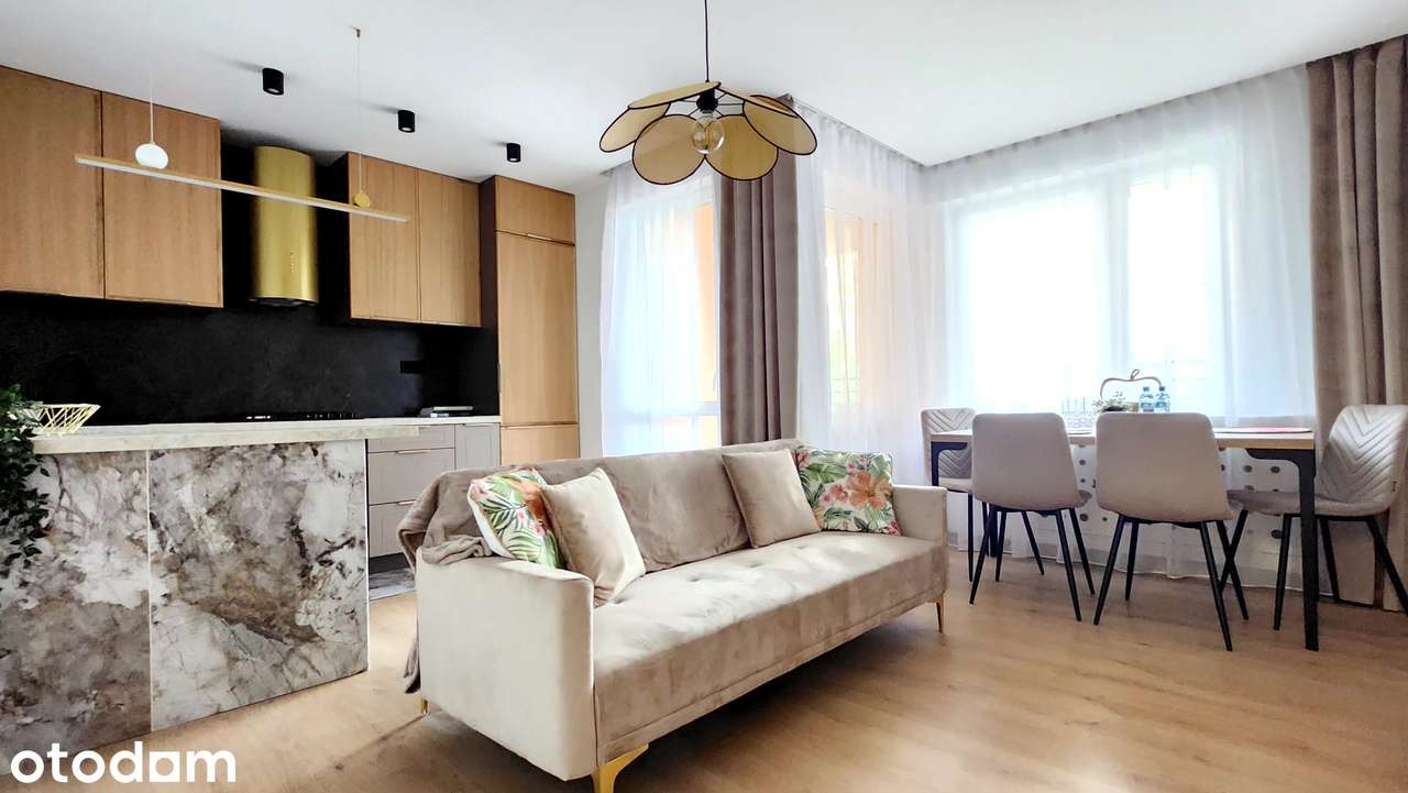 !REZERWACJA! 52 m² 3 pokoje | Taras + loggia | Wyposażone PO REMONCIE