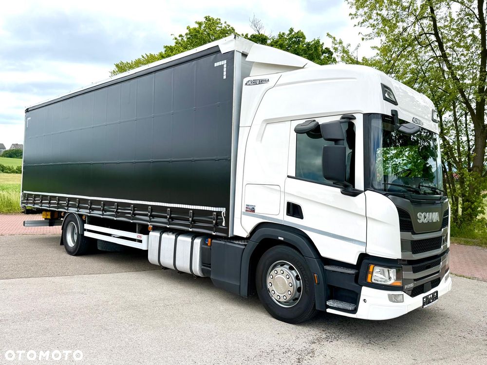 Scania P250 / SYPIALKA / FIRANKA / 22 EUROPALETY / SPROWADZONA / NOWE OPONY / E6 / SILNIK 6 CYLINDROWY / - 13