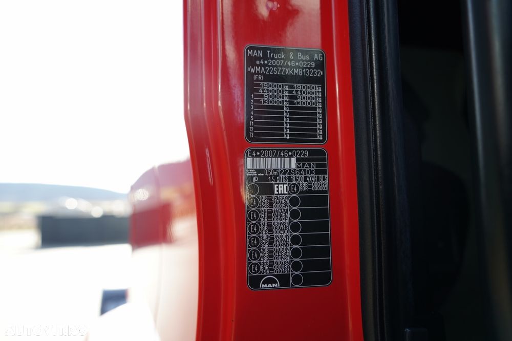 MAN TGS 18.500 / 4x4 / HIDRAULICĂ / HIDROPILARE / CABINĂ JOSĂ / EURO 6 / - - 38
