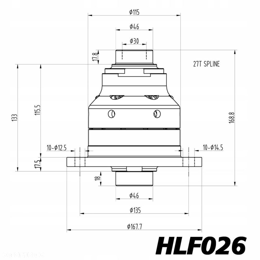 SZPERA TORSEN BLACKLINE BMW E28 E30 E36 Z3 TYP 188 - 4