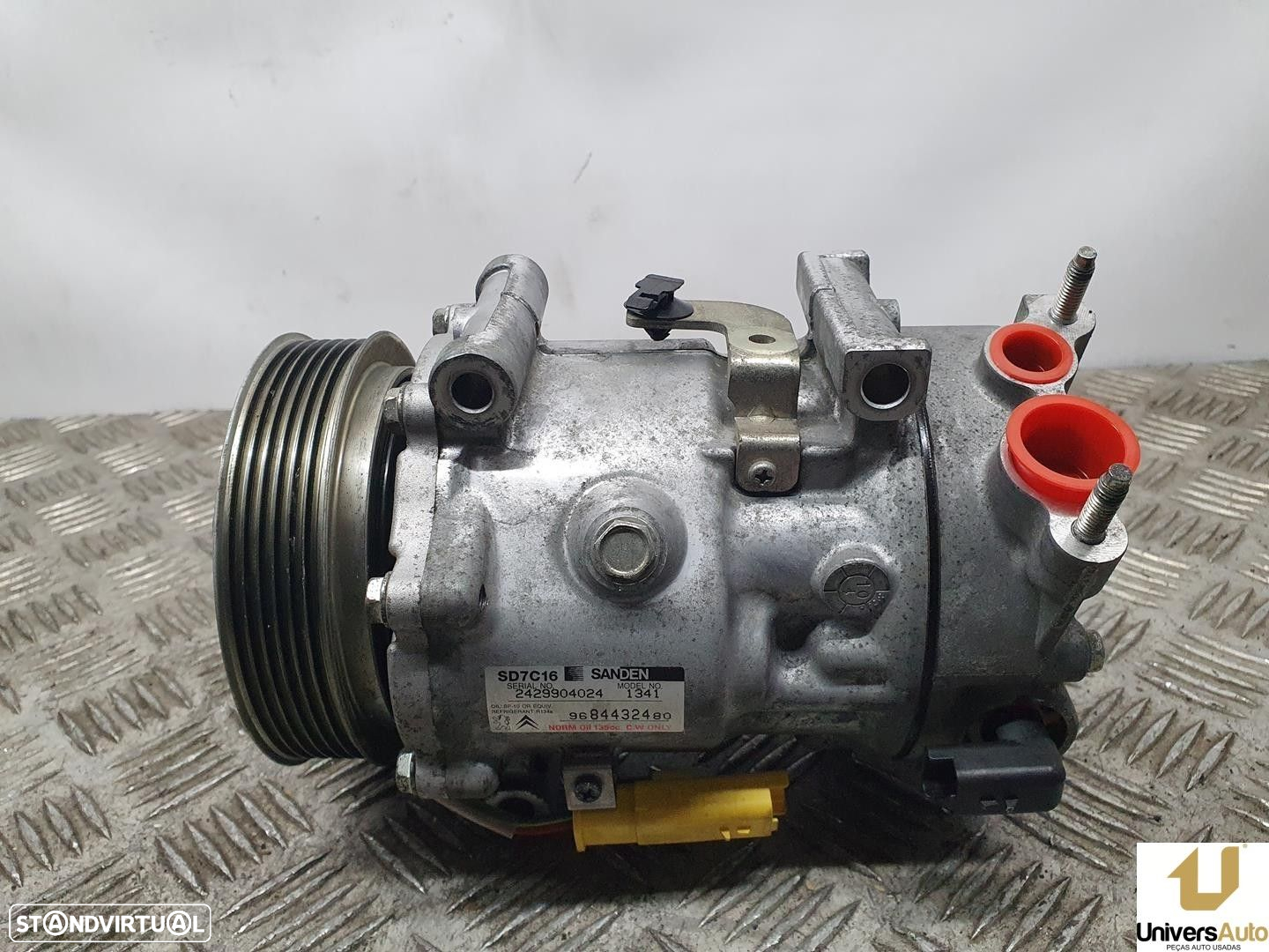 COMPRESSOR AR CONDICIONADO PEUGEOT 3008 LIMUSINA 2010 -9684432480 - 5