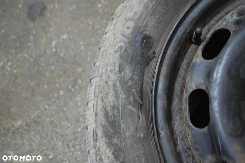 FELGI STALOWE + OPONY ZIMOWE BARUM 2017R. 195/65R15 5X100 ET38 6J SEAT LEON I VW SKODA AUDI - 8