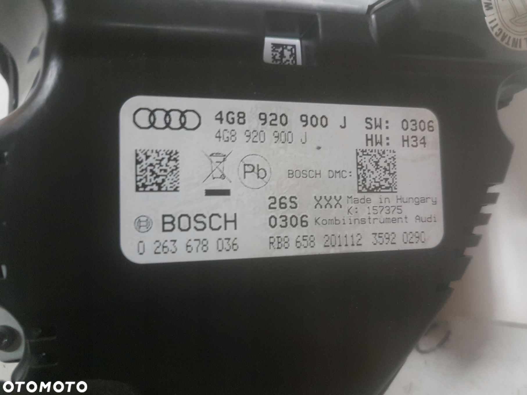 AUDI A6 C7 4G 10-14r 3.0 TDI LICZNIK ZEGAR EUROPA - 4
