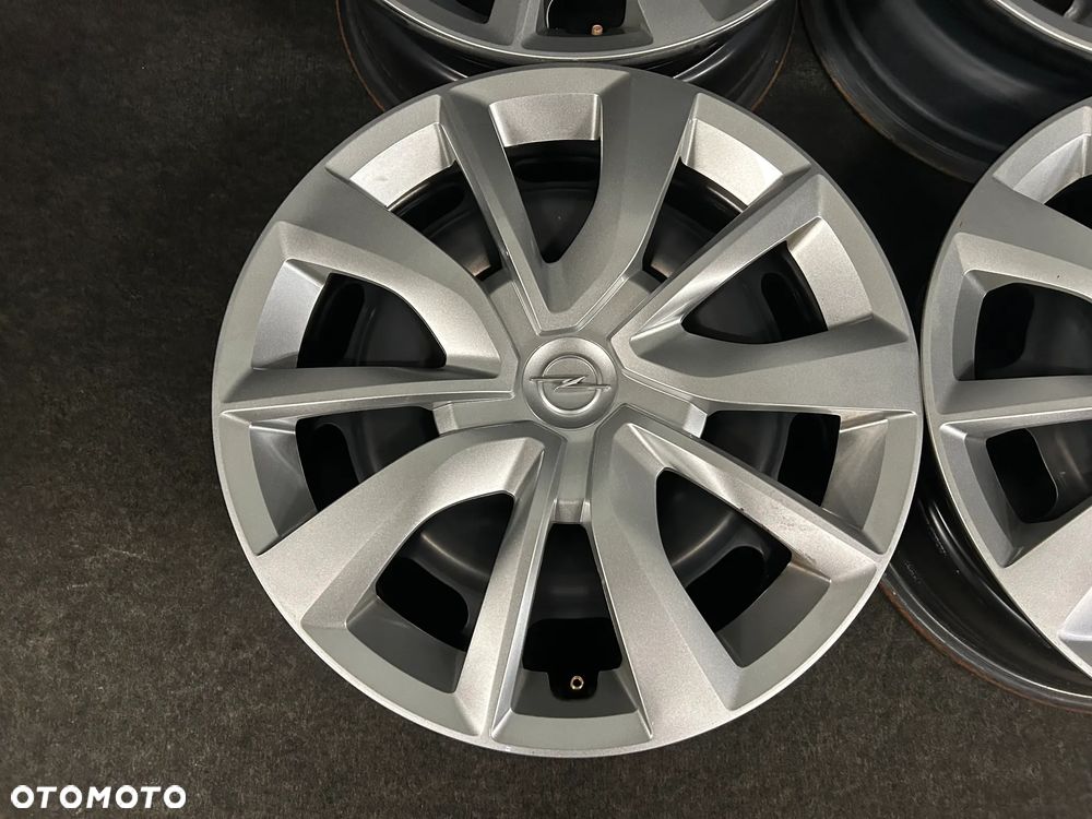 Felgi Stalowe Opel Corsa F z oryginalnymi kołpakami Opla 16 cali 4x108 4szt. Ładne! - 3