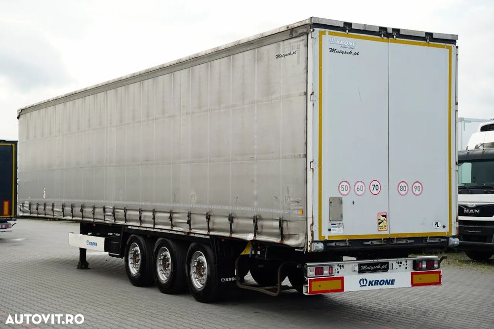 Krone CORTINĂ / JOLODA / REMORCA / AXĂ RIDICATĂ / ACOPERIȘ RIDICAT - 6