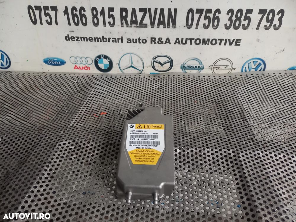 Modul Calculator Airbag Bmw Seria 7 F01 F02 Motor N57 245 Cai Cod - 1