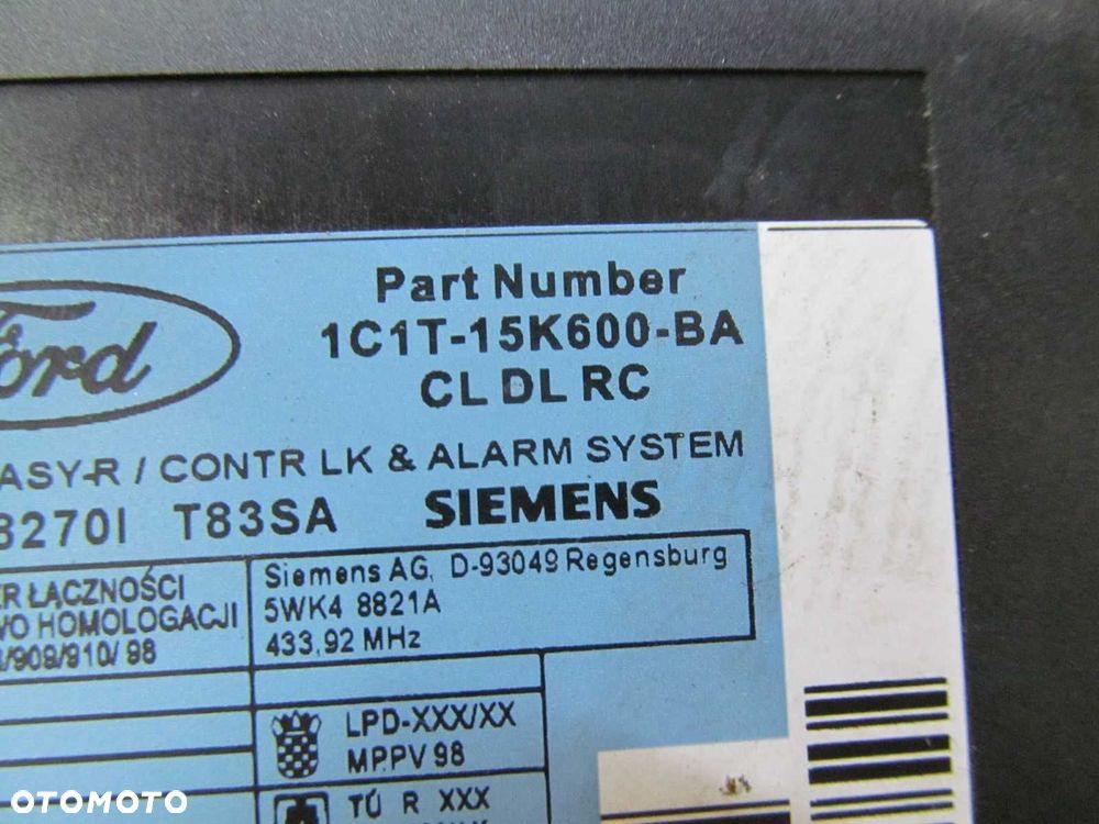 FORD TRANSIT 00-06 MODUL KOMFORTU 1C1T-15K600-BA - 6