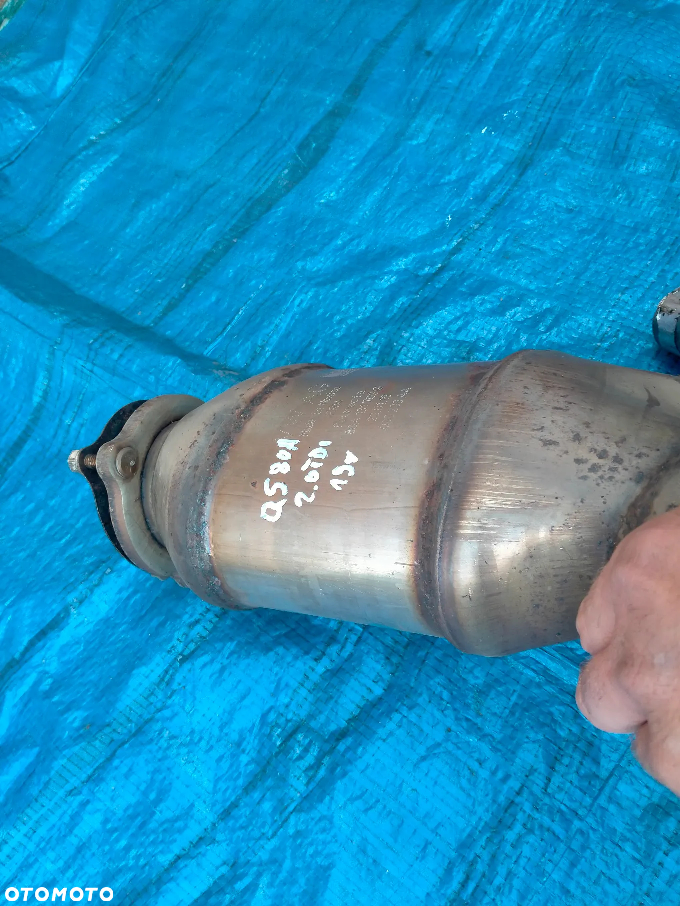Audi Q5 80A Katalizator DPF 80A131703G / PRZEPUSTNICA 8W0253691A / ORYGINAŁ - 3