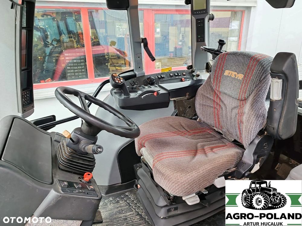 Steyr 6175 CVT - OBROTOWY FOTEL + KIEROWNICA - 7604 H - TUZ - WOM - 2007 ROK - 3