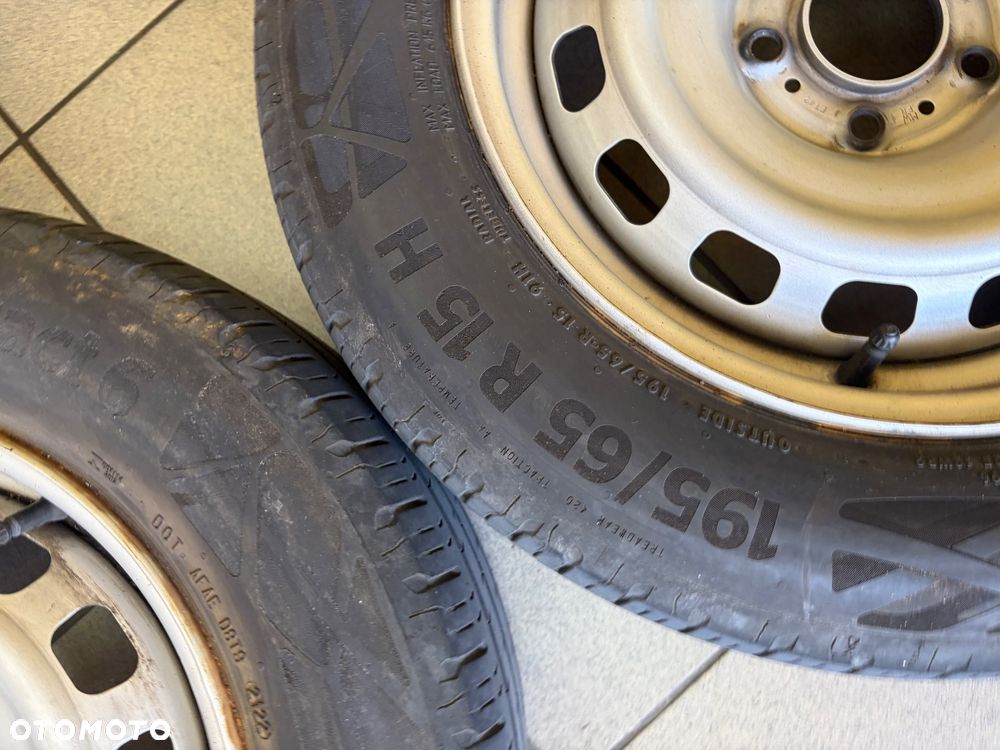 Citroen Peugeot Felgi Koła 195/65 R15 ET42 Continental 9832762477 - 8