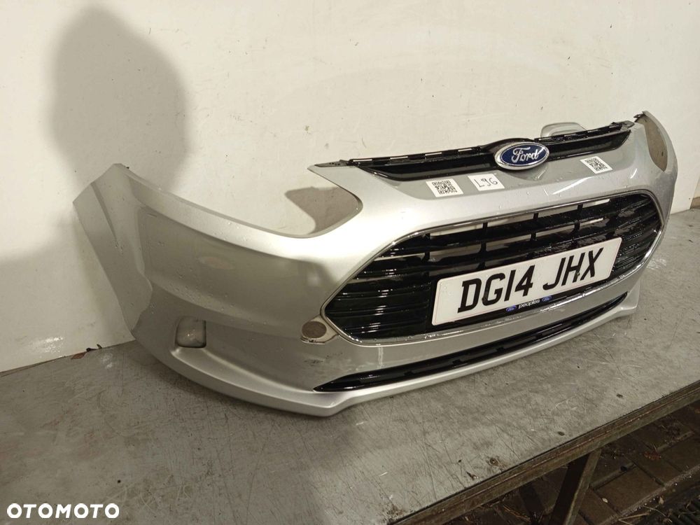 + ZDERZAK PRZÓD PRZEDNI FORD B MAX B-MAX ZJ SREBRNY HALOGENY - 3