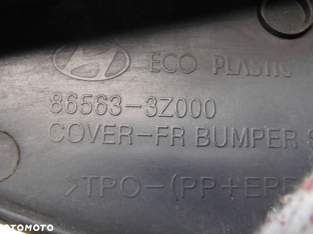 LISTWA ZAŚLEPKA KRATKA ZDERZAKA 86563-3Z000 HYUNDAI I40 2013r. LEWA PRZÓD ORYGINAŁ - 7