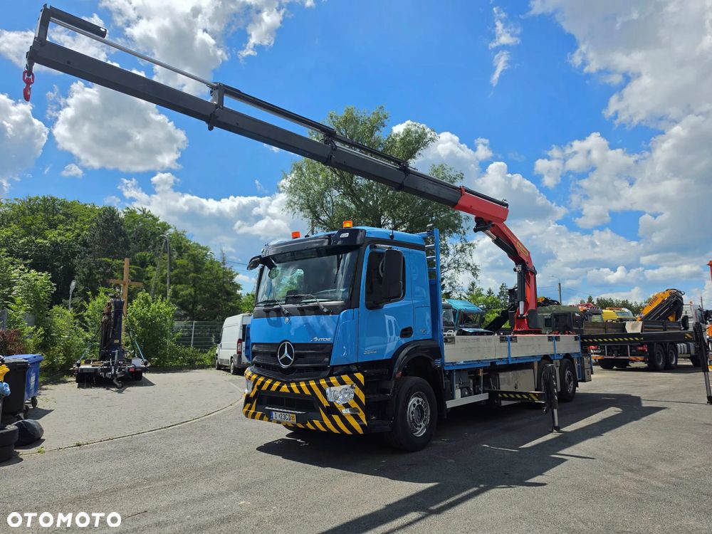 Mercedes-Benz ANTOS 6x2 oś skrętna , kontnery , PALFINGER 34002 - 1