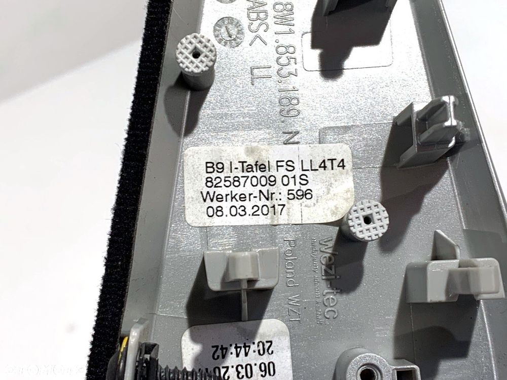 LISTWY DEKOR  AUDI A4 B9 Avant (8W5, 8WD) 2015 - 2025 2.0 TDI quattro 140 kW [190 KM] olej napędowy - 12