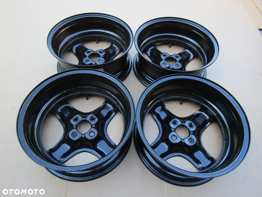 4x Felgi Stalowe 15 Opel Corsa C D E Adam Tigra Meriva Astra G H / Fiat Grande Punto Evo 6 j 4x100 ET39 piasta 56,6 mm + czujniki TPMS ORYGINALNE - 17