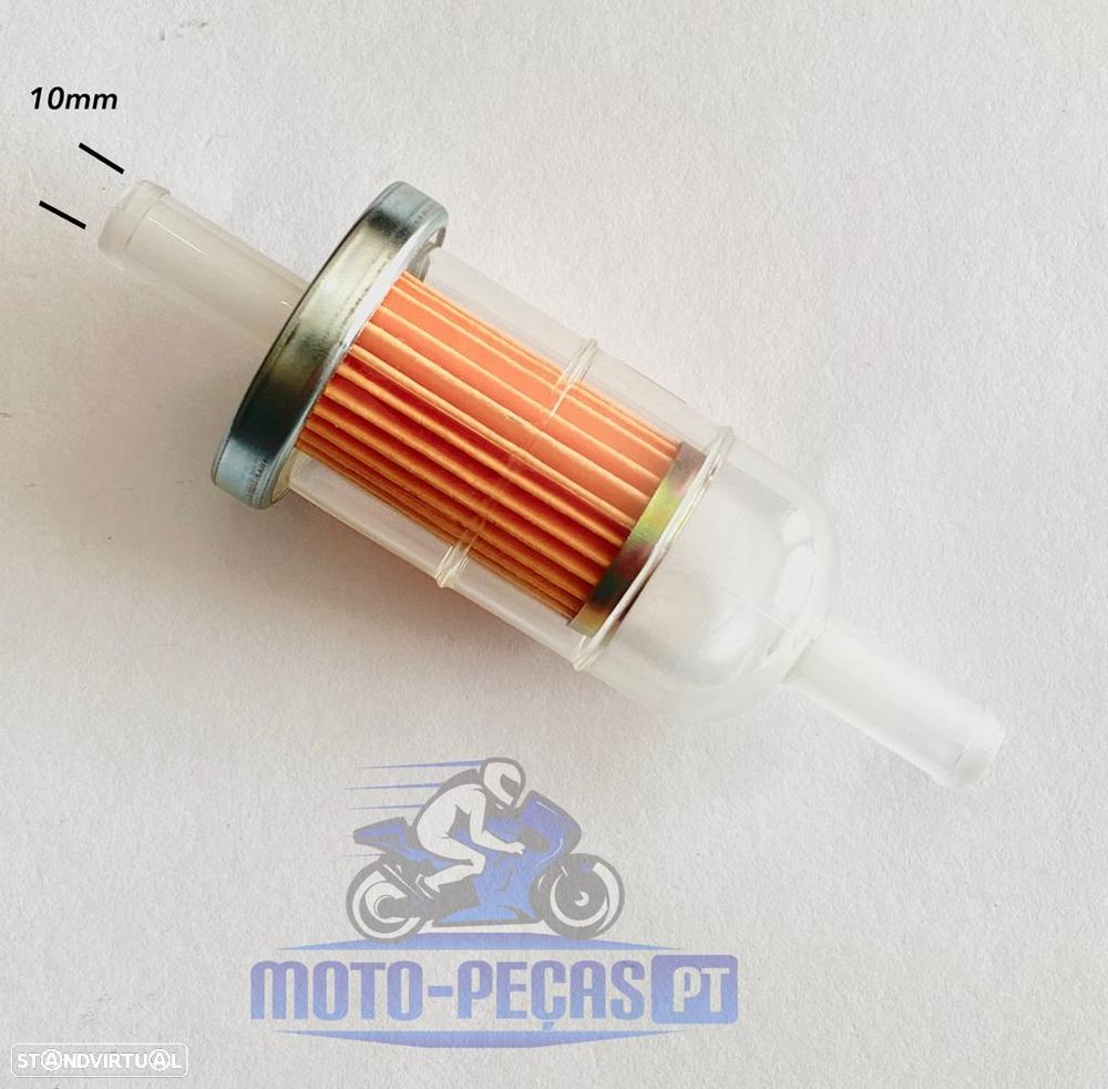 filtro de gasolina para motos entrada de 10mm - 1