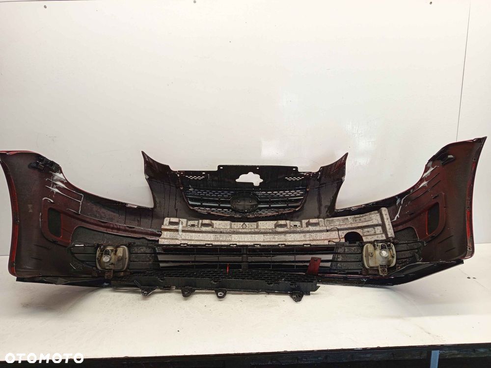 } ZDERZAK PRZÓD PRZEDNI DO KIA RIO II 2 R1 BORDO BORDOWY HALOGENY - 5