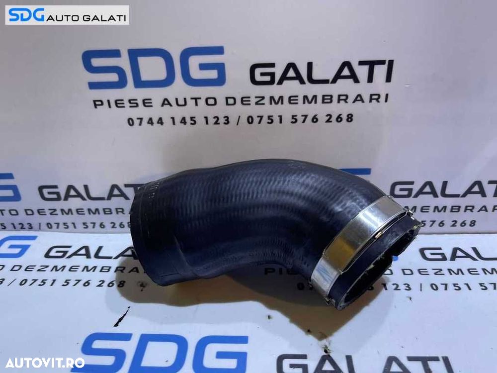 Furtun Conducta Presiune Aer Admisie Turbo Turbina Turbosuflanta VW Tiguan 2.0 TDI CFF CFFB 2007 - 2012 Cod 5N0145762AM - 2