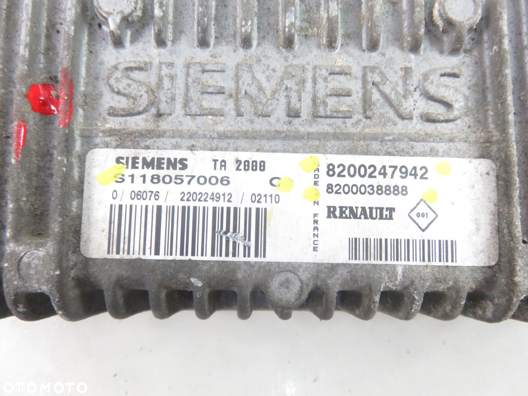 STEROWNIK SKRZYNI RENAULT SCENIC I 2.0 16V 8200247942 S118057006C - 4