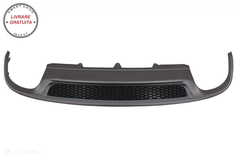 Bara Fata cu Difuzor Bara Spate si Ornamente toba Audi A4 B8 Facelift Sedan Avant - livrare gratuita - 11