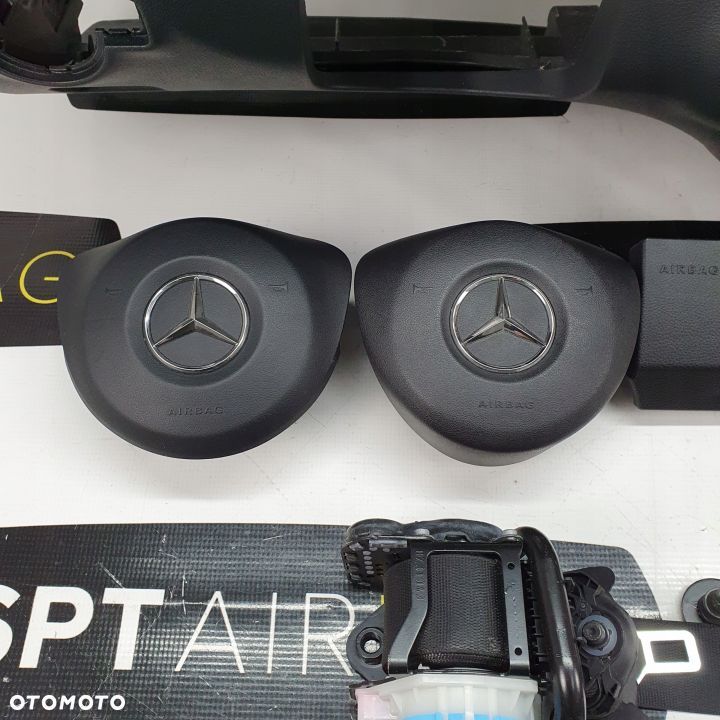 MERCEDES B-KLASA W246 DESKA ROZDZIELCZA KONSOLA KOKPIT PULPIT PODUSZKI AIRBAG AIR BAG PASY KIT SET - 6