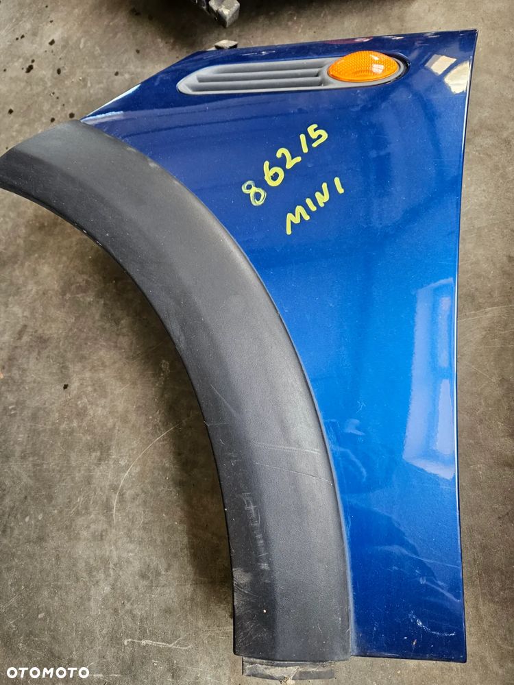 Mini Cooper ONE R50 blotnik przod prawy lewy  Indi Blue - 3