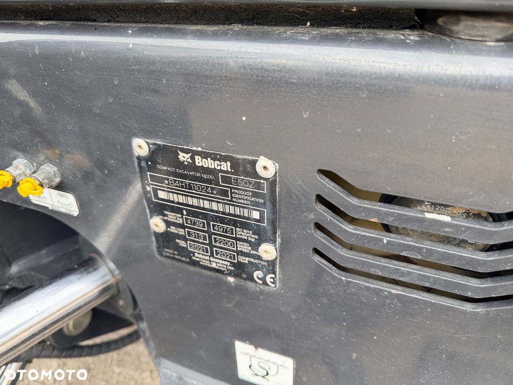 Bobcat Minikoparka BOBCAT E50Z e55 E60 5 6 tony e 50 z dodatk linie hydr e35 e 34 e35z cat 304 303,5 serwisowana 1 wł koparka gąsienicowa Cat 303.5 304 305 305.5 306  Kubota 3,5tony - 12