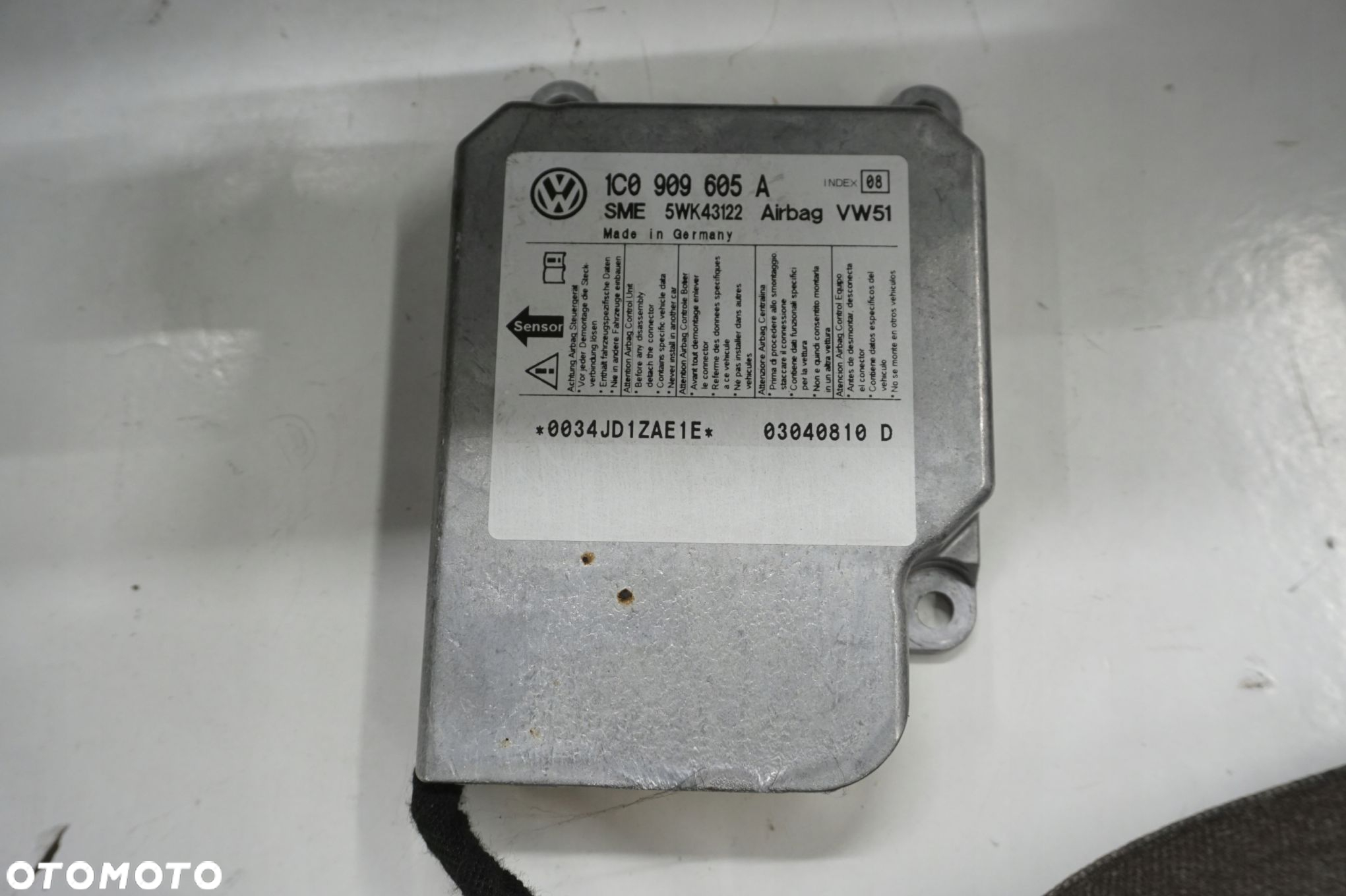 VW TRANSPORTER T5 DESKA ROZDZIELCZA KOKPIT PASY AIRBAG - 16