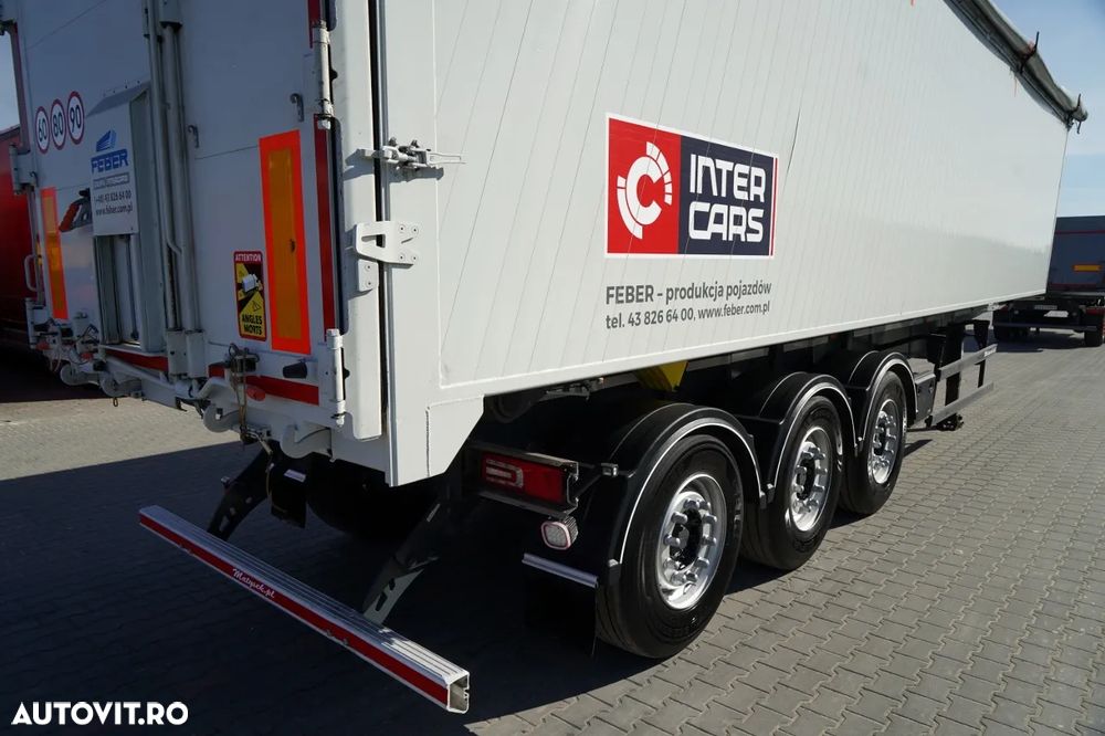 Inter Cars BASCULATOR 62 M3 / ALUMINIU / AXĂ RIDICATĂ / - 13
