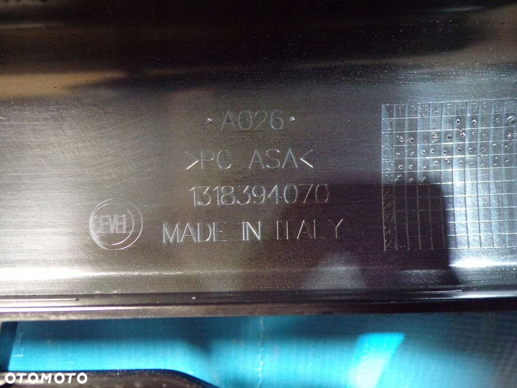 FIAT DUCATO 21- atrapa ORYGINALNA SZARA 1318394070 NOWA - 7