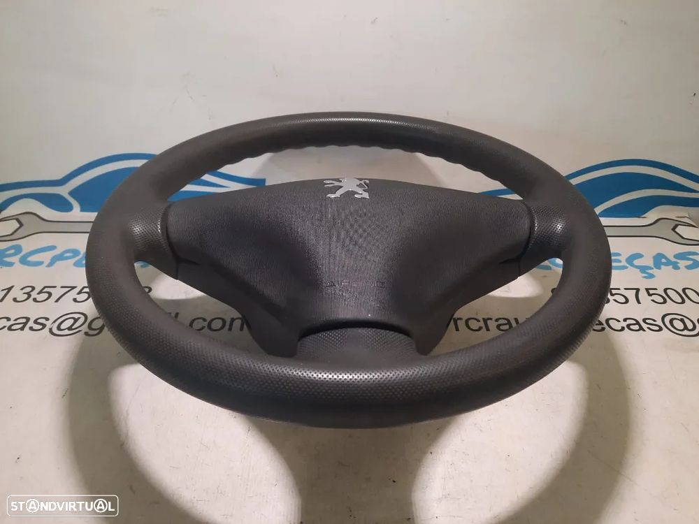 VOLANTE GUIADOR COMPLETO PEUGEOT 107 PERFURADO GS120 01840 GS12001840 CITRÖEN C1 TOYOTA AYGO AIRBAG E8XN7134836 - 2