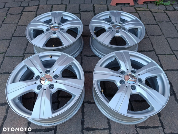 Komplet 4 sztuki - Alufelgi 16" felgi aluminiowe MERCEDES A B C klasa W169 W245 W203 a169 401 22 02