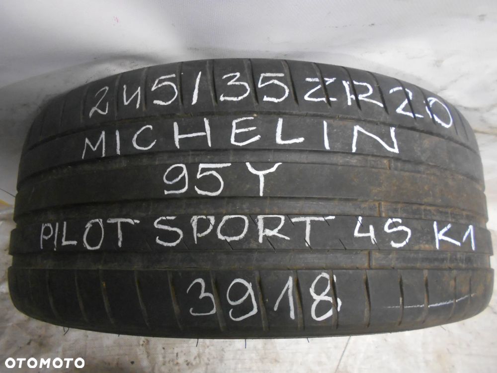 OPONA POJEDYNKA 245/35R20 MICHELIN PILOT SPORT 4S K1 DOT 3918 6.2MM - 1