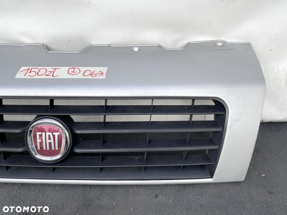 FIAT DUCATO 06- ATRAPA GRILL MASKOWNICA CHŁODNIC SREBRNA NOWY EMBLEMAT - 2