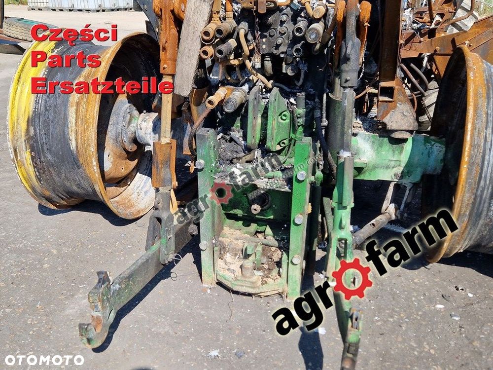 John Deere 6105MC części, skrzynia biegów, silnik - 4
