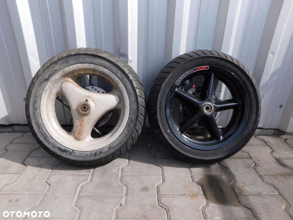 KOŁA DO WÓZKA KOMPLET 120/70-12 - 1