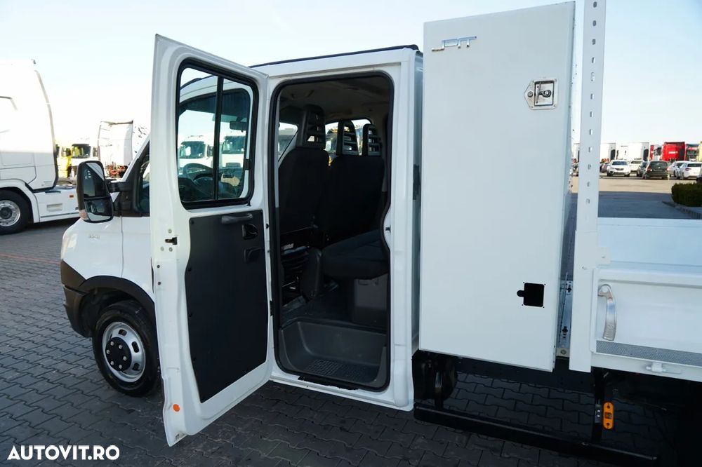 Iveco DAILY 35C11 / BASCULATOR / CU TRACȚIE MÂNĂ / DOUĂ TRACȚII / MANUAL / 7 LOCURI / IMPORTAT - 36