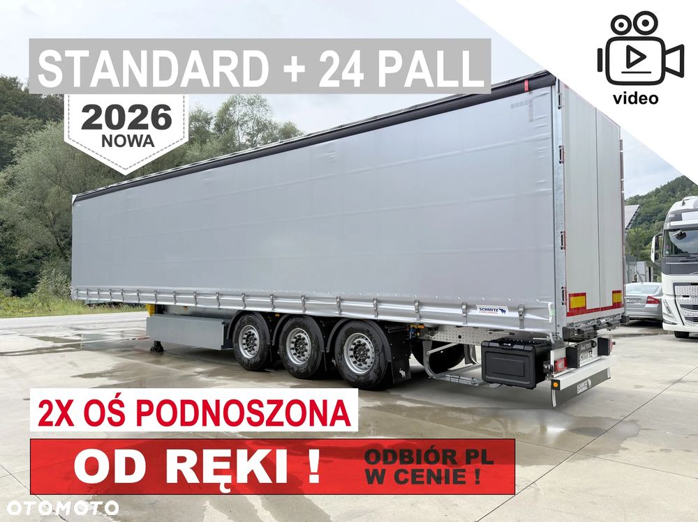 Schmitz Cargobull STANDARD + 24 PALL KOSZ + 2X OŚ PODNOSZONA - 2