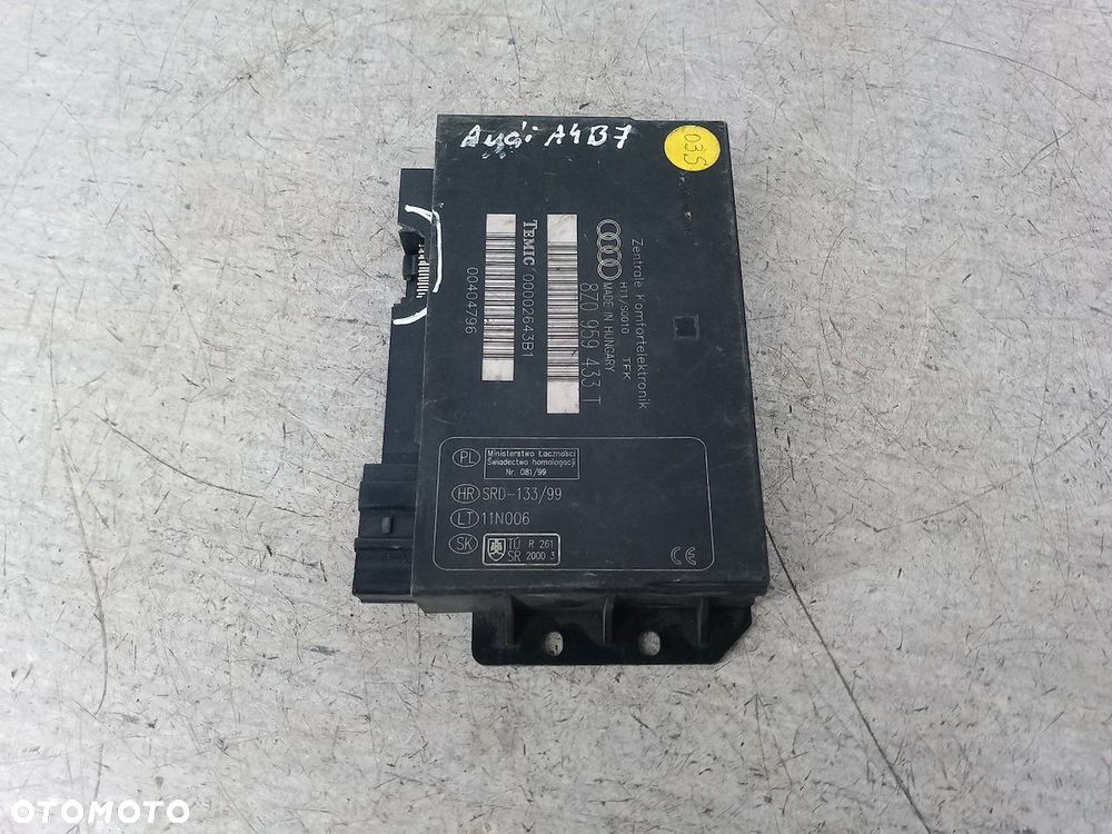 MODUŁ KOMFORTU AUDI A4 B7 8Z0959433T 2.0 - 4