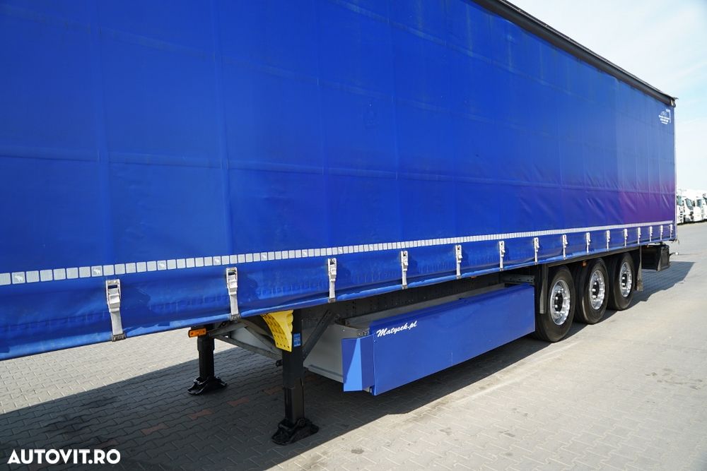 Schmitz Cargobull CARGOBULL / CORTINĂ / STANDARD / AXĂ RIDICATĂ / ACOPERIȘ RIDICAT / COȘ PENTRU PALEȚI / - 12