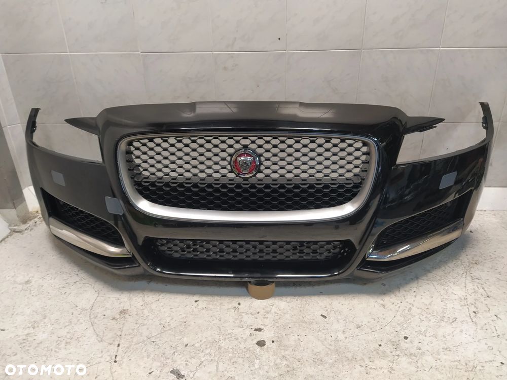 JAGUAR XF X260 ZDERZAK PRZÓD PRZEDNI KOMPLETNY 4XPDC SPRYSKIWACZE GRILL ATRAPA CHŁODNICY ZNACZEK ORYGINAŁ - 2