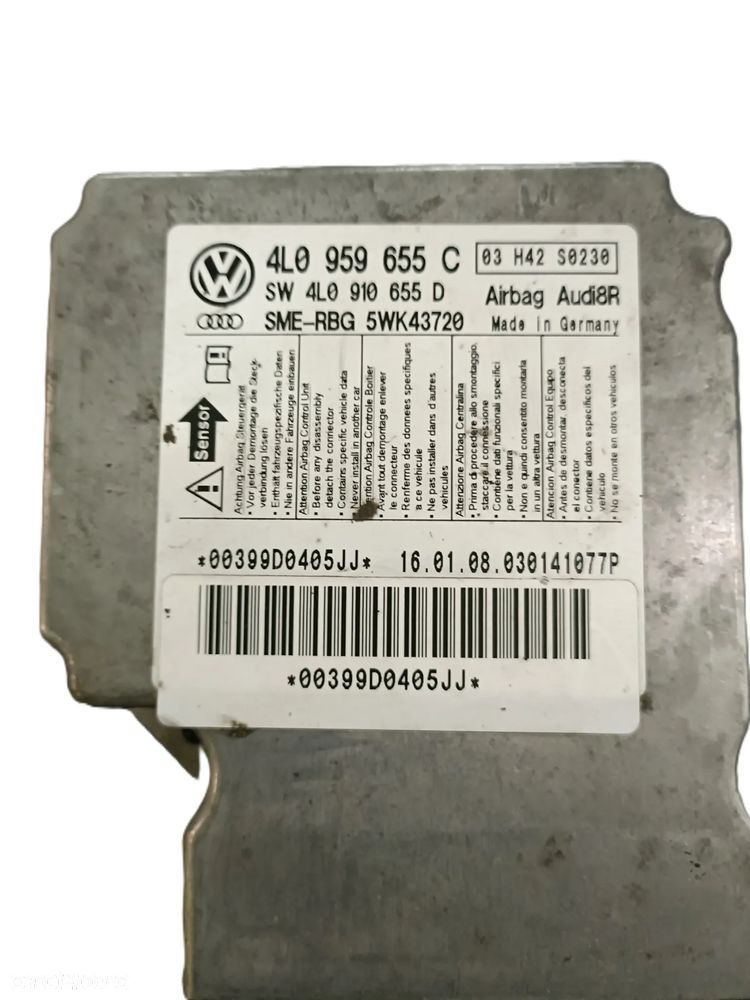 AUDI Q7 4L 05-15 deska rozdzielcza + poduszki AIRBAG + moduł * - 8