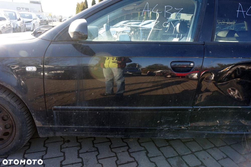 DRZWI PRZEDNIE LEWE A4 B7 KOMBI LZ9Y  CZARNY AUDI 2004-2008 - 3